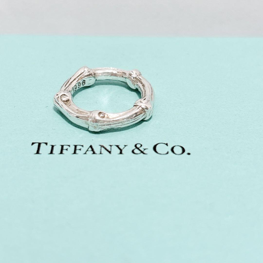【美品】 Tiffany & Co. バンブーリング シルバー 9号 A438