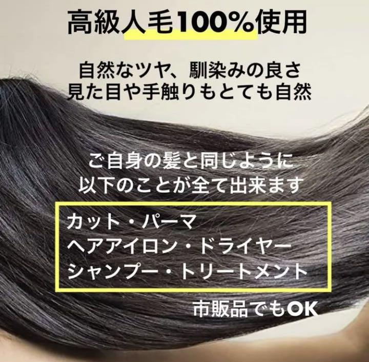 つむじパーマ3Dヘアピース】 医療用 ウィッグ 脱毛症 人毛100% ブラック - メルカリ つむじパーマ3Dヘアピース】 医療用 ウィッグ 脱毛症 人毛100% ブラック - メルカリ