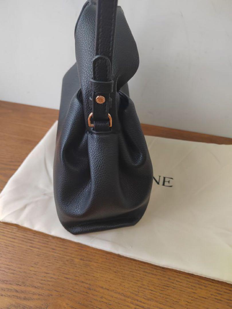 【美品】ポレーヌ　Numero Neuf ハンドバッグ　ブラック