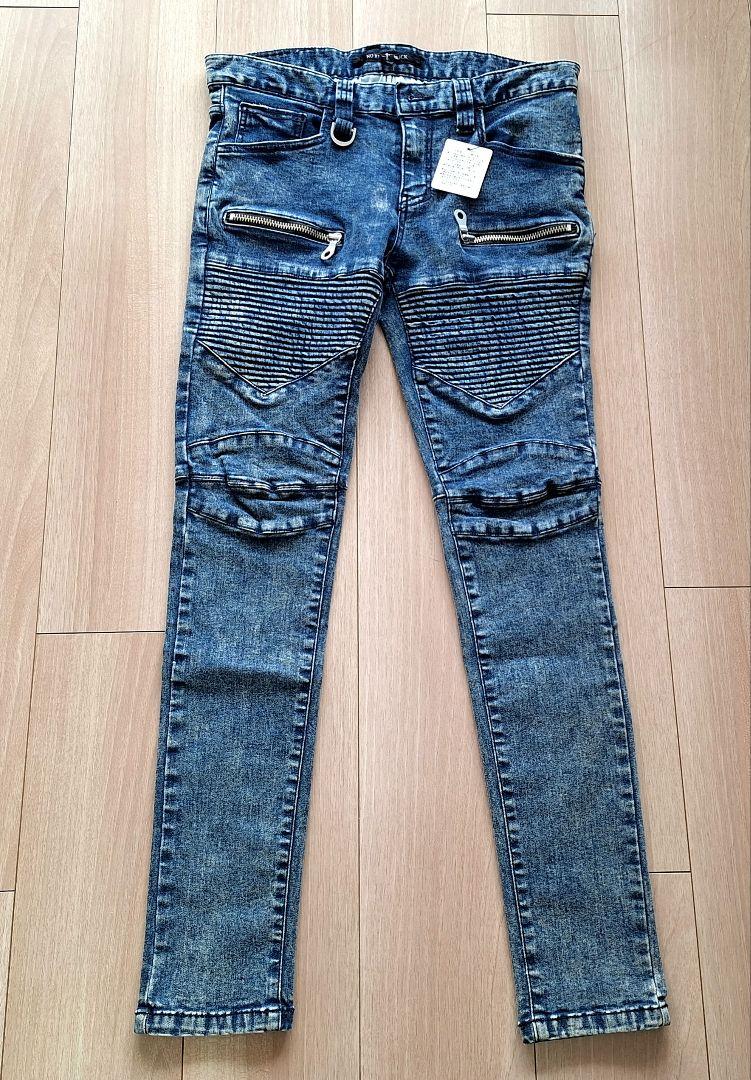 ☆新品未使用☆NO IDライダーススキニーデニムパンツ　インディゴ