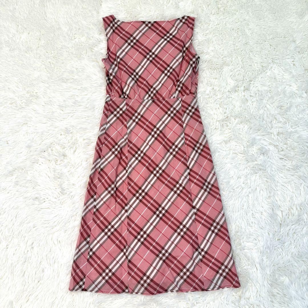 女の子向けプレゼント集結 希少✨BURBERRY BLUE LABEL ワンピース ノバチェック 38 - メルカリ ワンピース