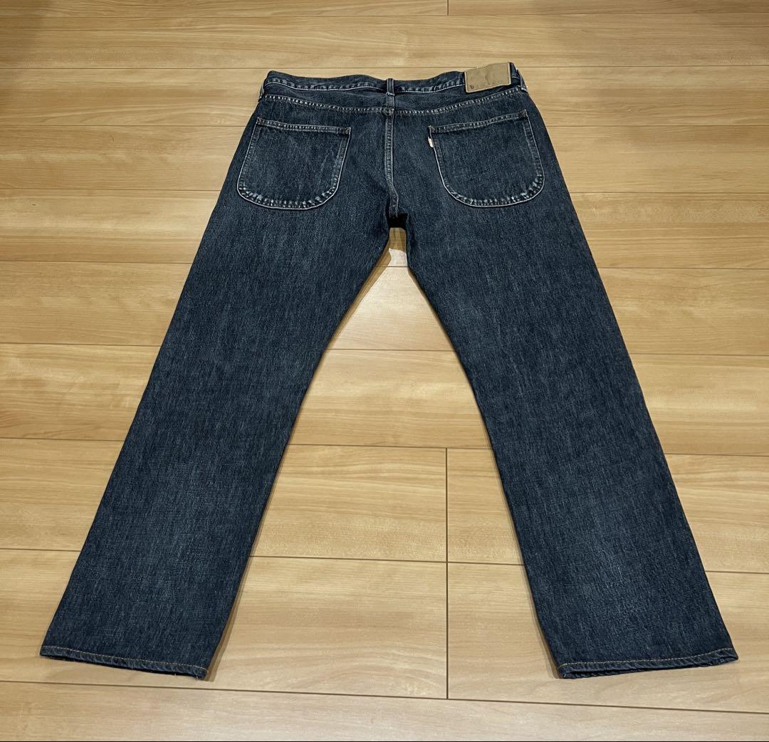 スタンダードカリフォルニア　ブラックデニム　W36 ダメージ加工