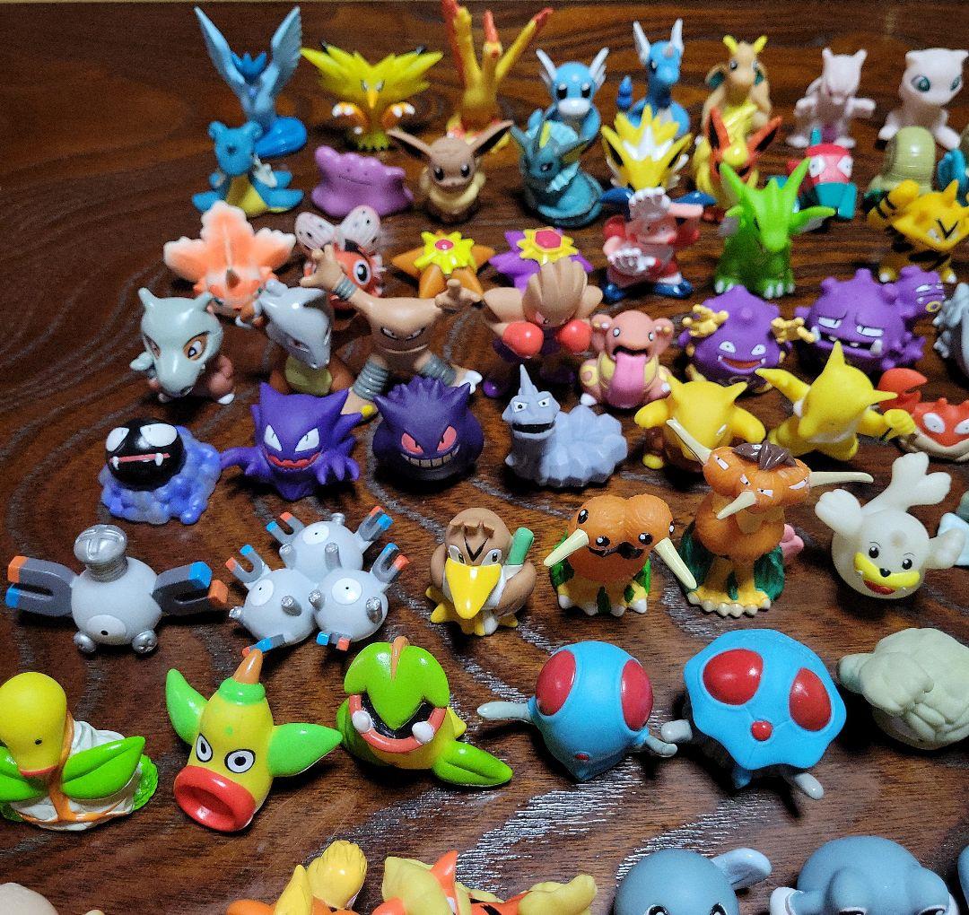 ポケモンキッズ指人形　まとめ売り　ポケットモンスター　バンダイ レトロ ポケモンキッズ 指人形 まとめ売り 初期 141体 - メルカリ