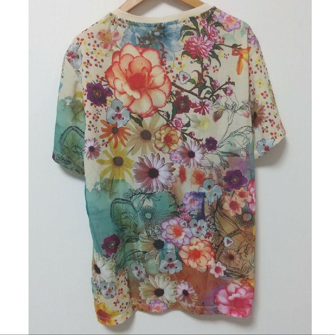 adidas 花柄 Tシャツ