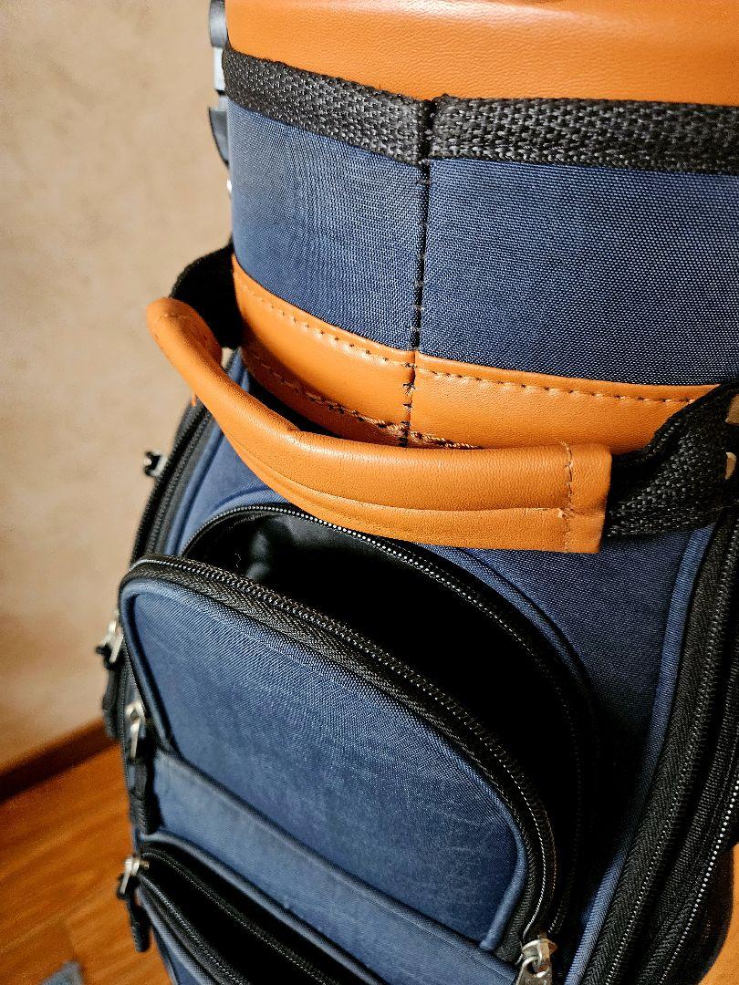 送料無料/超美品 お買い得 CRESTGOLF キャスター付き キャディバッグ