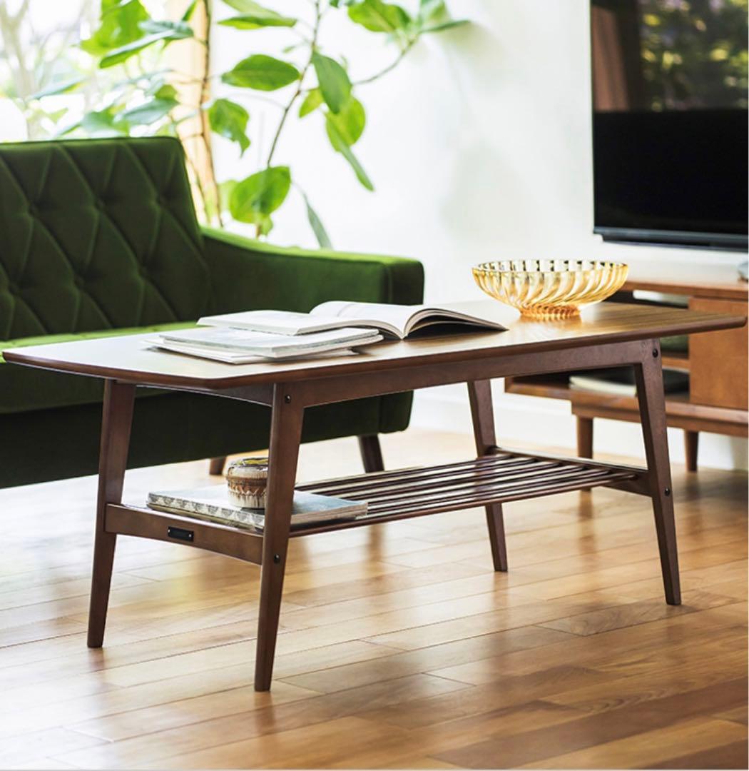 は自分にプチご褒美をカリモク60 リビングテーブル大 119幅 テーブル