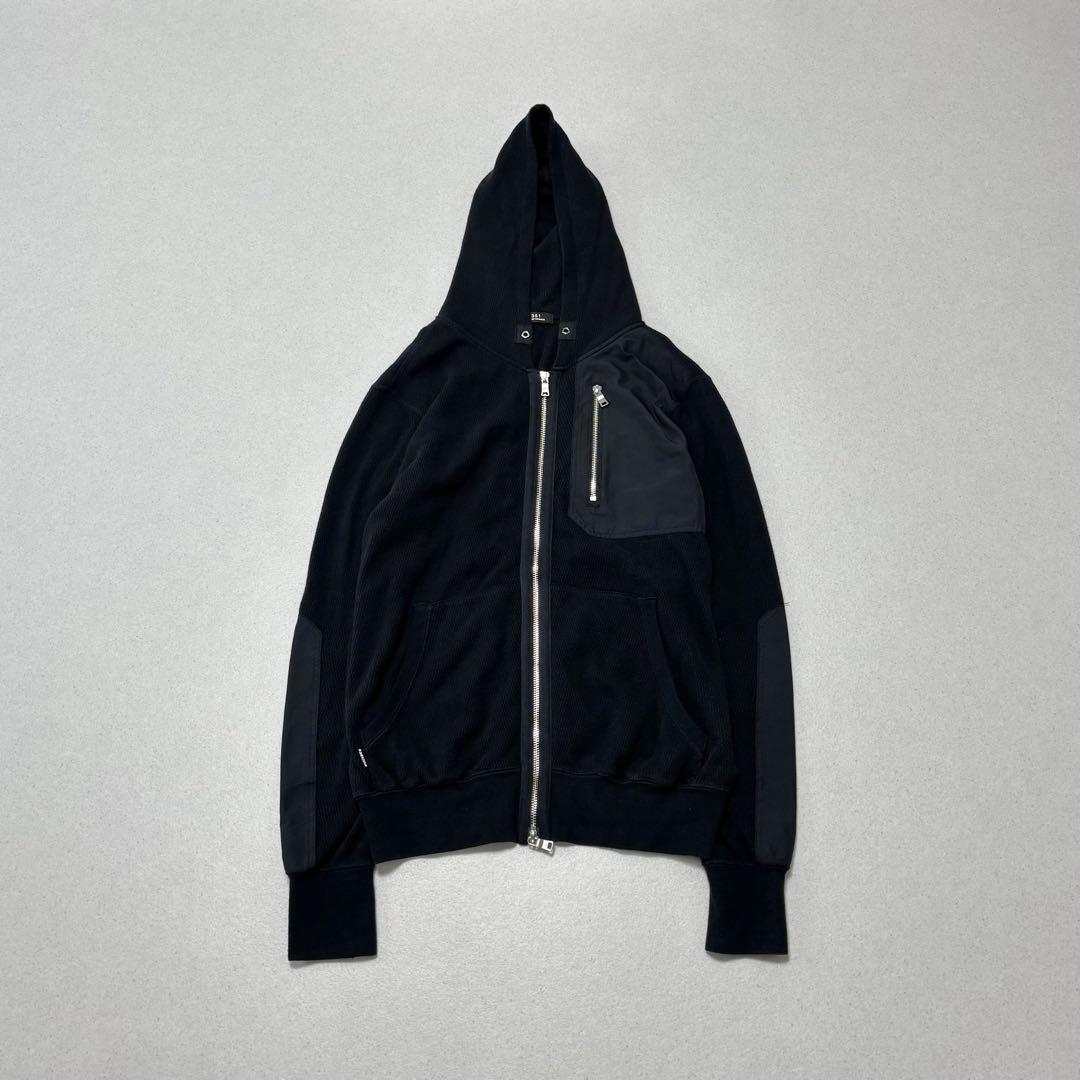 5351 pour les hommes zip foodie blackトップス