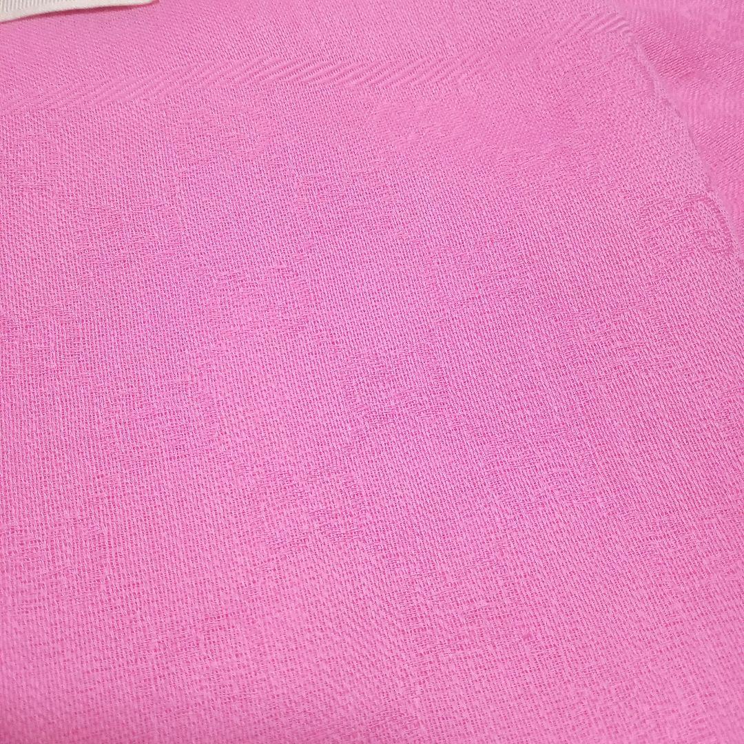 GUCCI ピンク ストール フリンジ付き