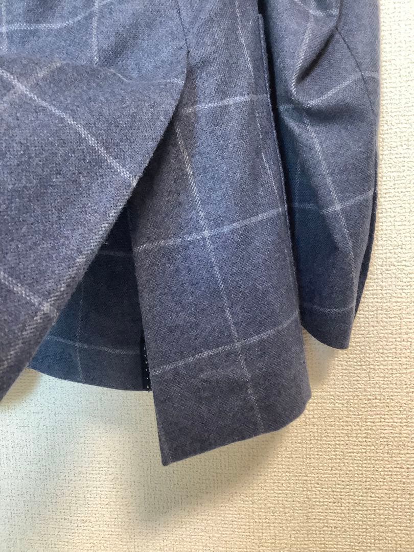 CORNELIANI チェック柄 テーラードジャケット CORNELIANI チェック柄 テーラードジャケット