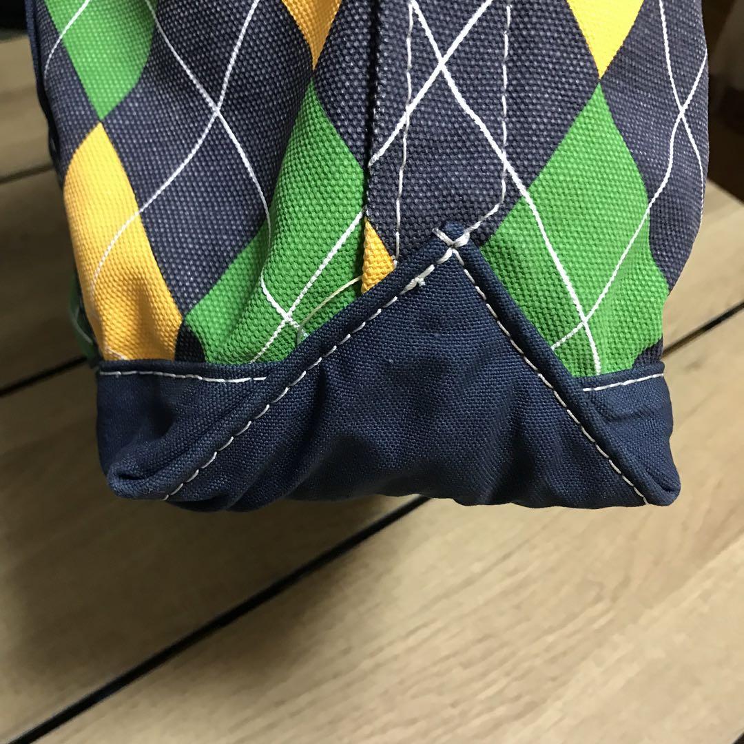 エルエルビーン アーガイル柄 トートバッグ 希少 鞄 廃盤 日常使い キャンプ
