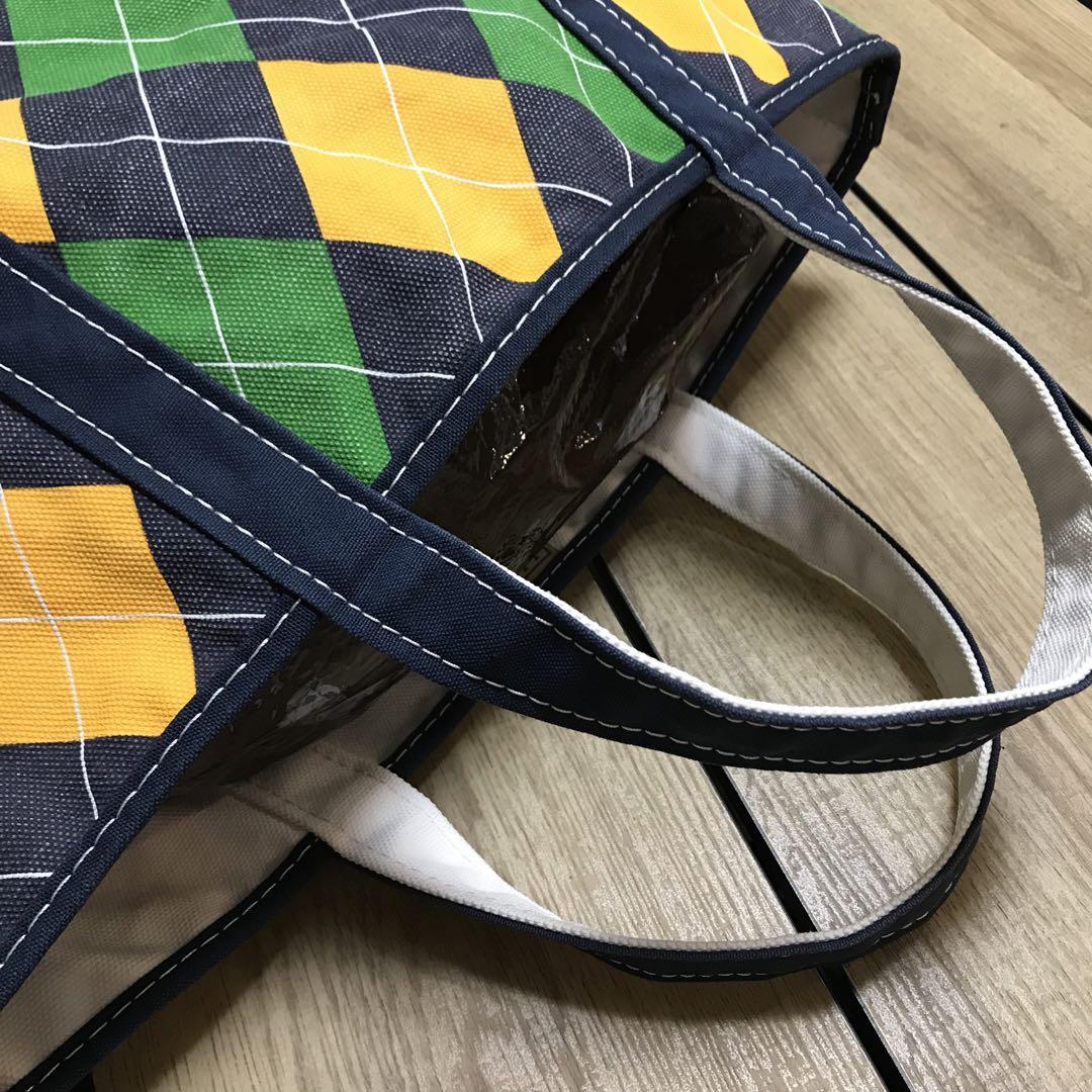 エルエルビーン アーガイル柄 トートバッグ 希少 鞄 廃盤 日常使い キャンプ
