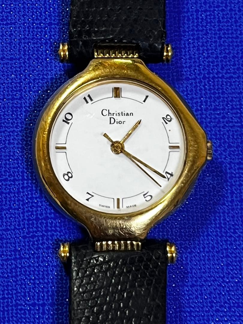 ジャンク Christian Dior 腕時計 3007 ラウンドフェイス