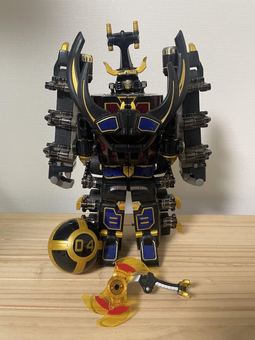 ジャンク品、忍風戦隊ハリケンジャー　DX超合金 迅雷合体 ゴウライジン 轟雷神