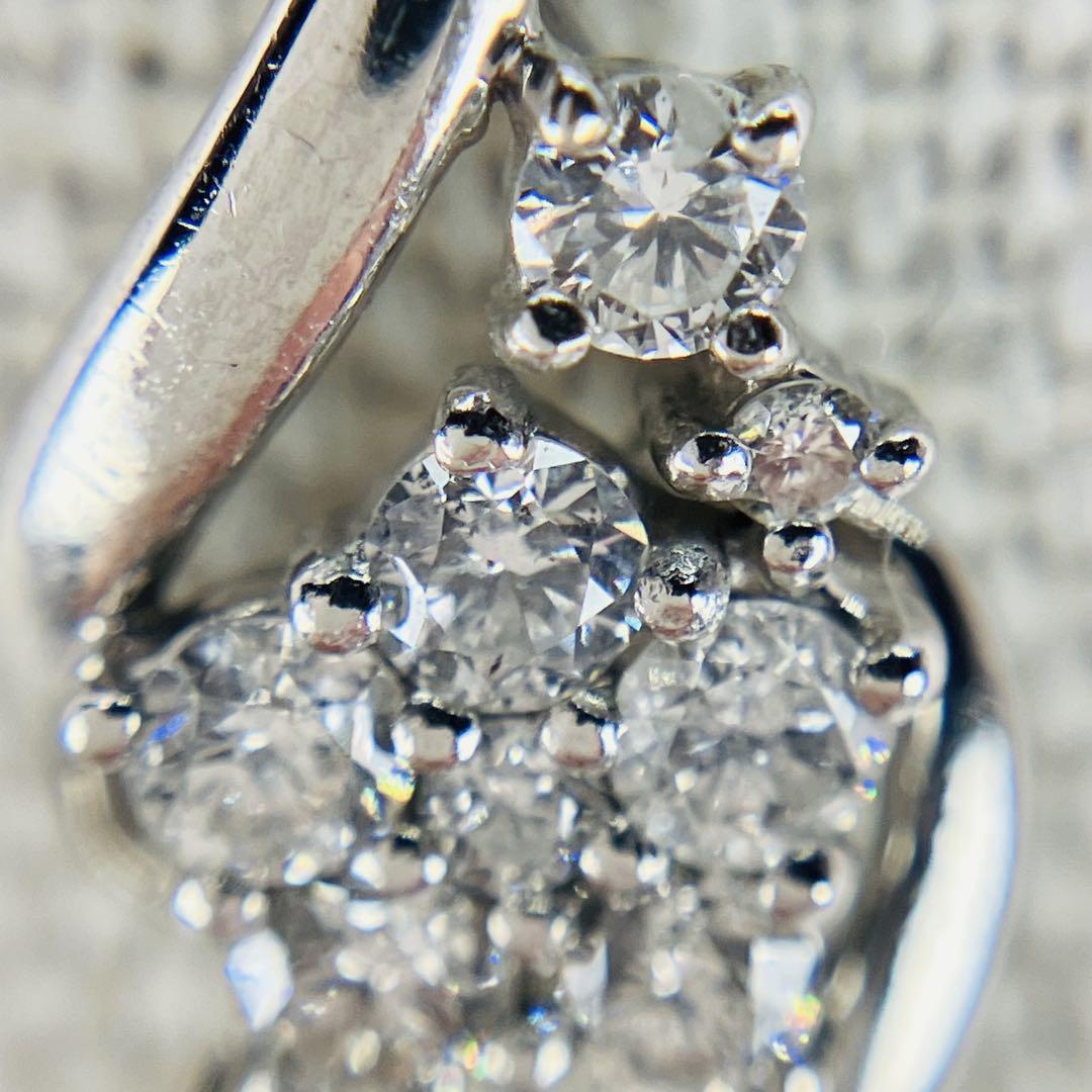Pt900 ダイヤモンド ペンダントトップ D: 0.30ct