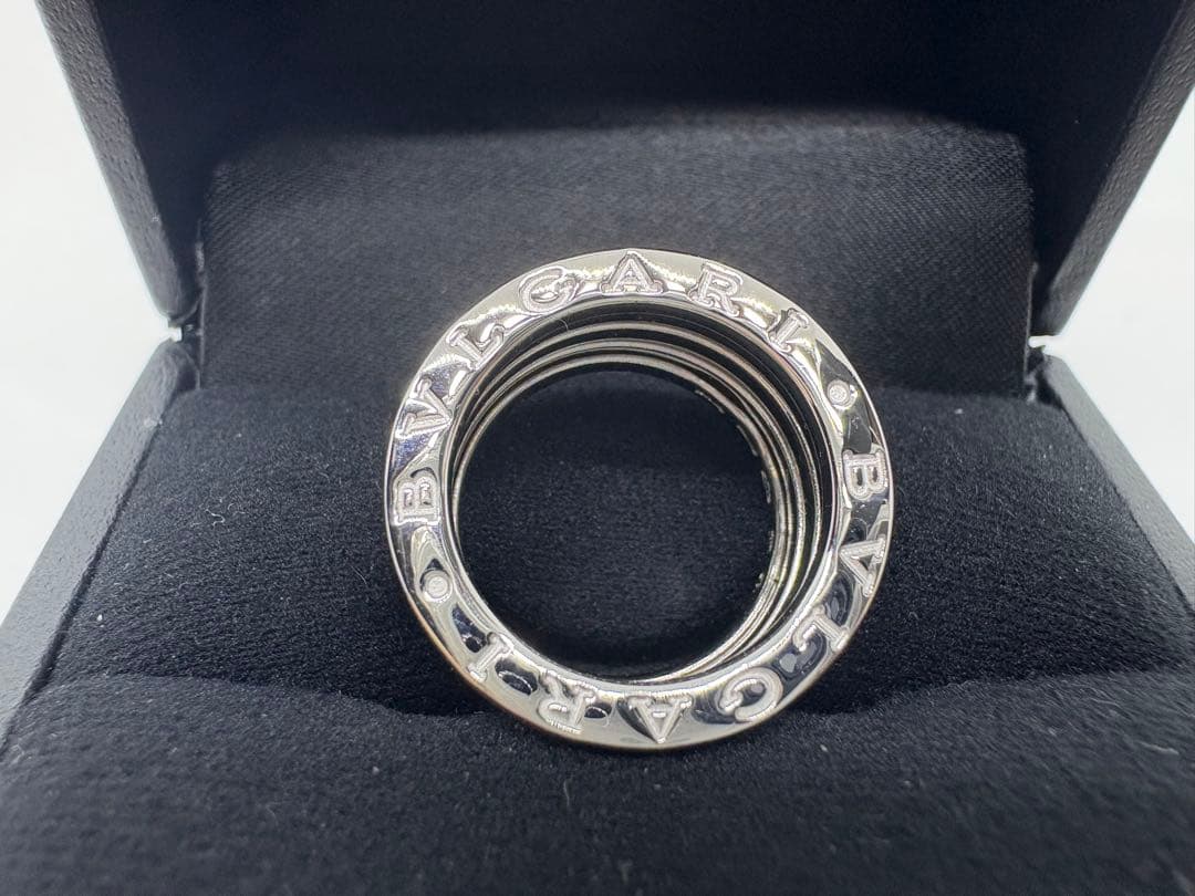 【美品】ブルガリ ビーゼロワン 3バンド リング 49 9号 750 K18WG