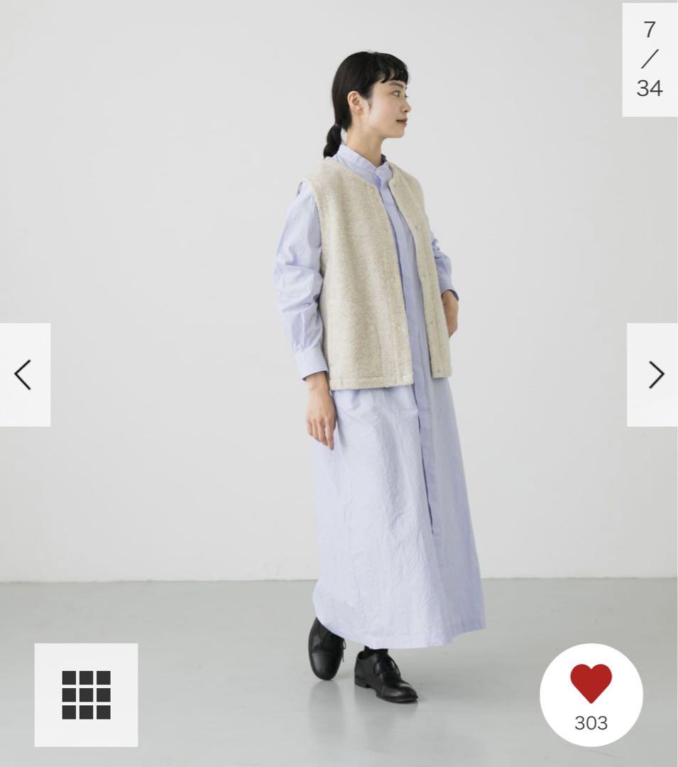 【最終値下げ】かぐれ　アーバンリサーチ　ウールボアベスト 新品タグ付◇ かぐれ ウールボアベスト アーバンリサーチ DOORS