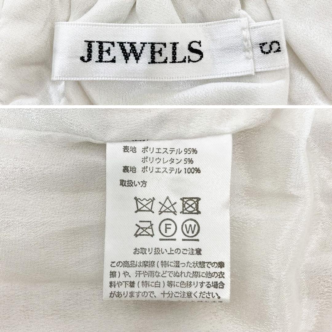 JEWELS ジュエルズ リボンショルダーツイードチェックタイトミニドレス
