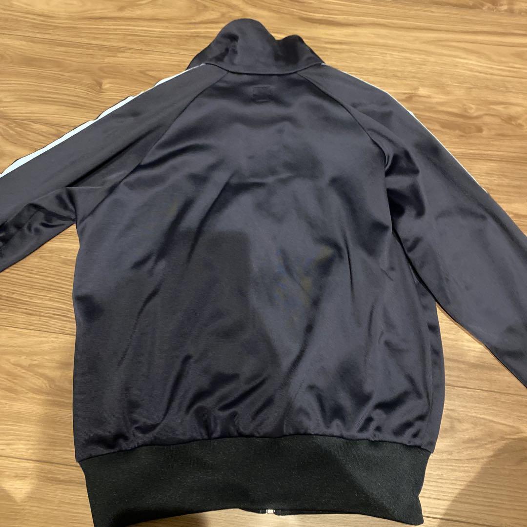 adidas ブラック ストライプジャージ M