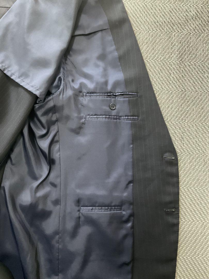 メンズネイビースーツ　上下セット　4XL