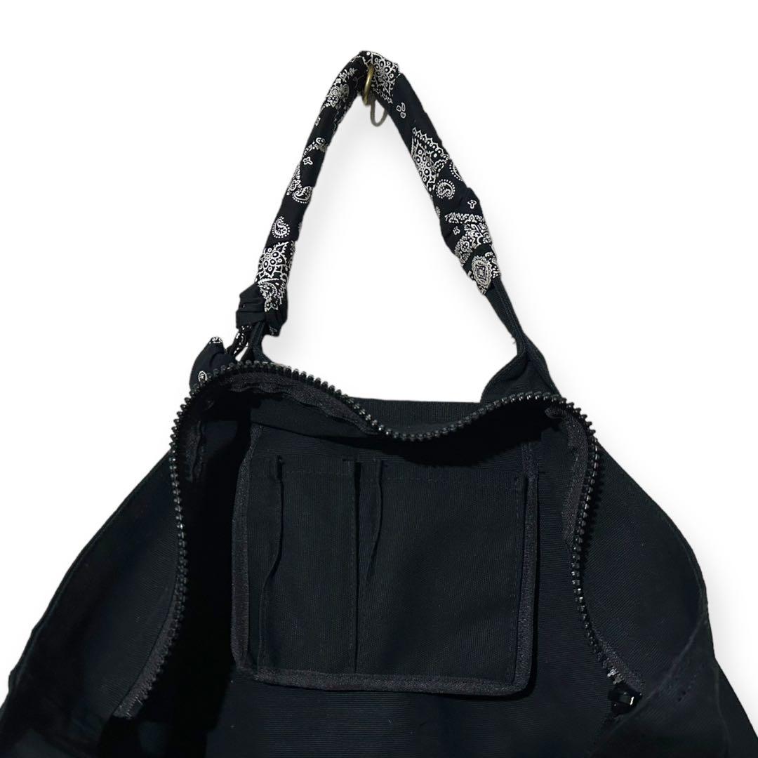 バッグ APPLEBUM , PAISLEY HANDLE ZIP TOTEBAG