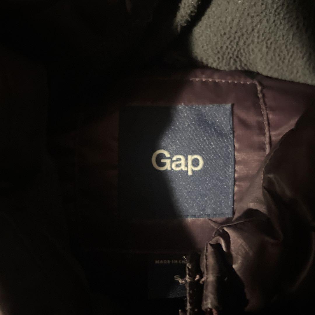 00s gap ファーダウンジャケット　ダブルジップ　y2k archive