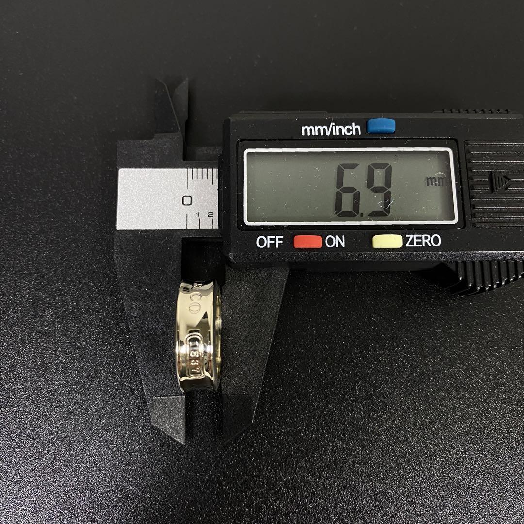 【極美品✨】TIFFNY&Co.／ティファニー　ナローリング　１８３７　10号