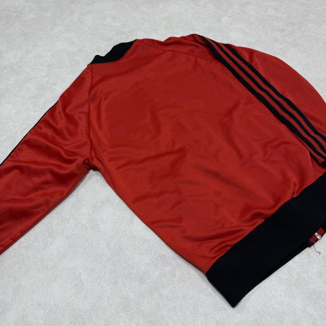 古着 80s アディダス ATP トラックジャケット レッド ブラック 赤黒 ⑤