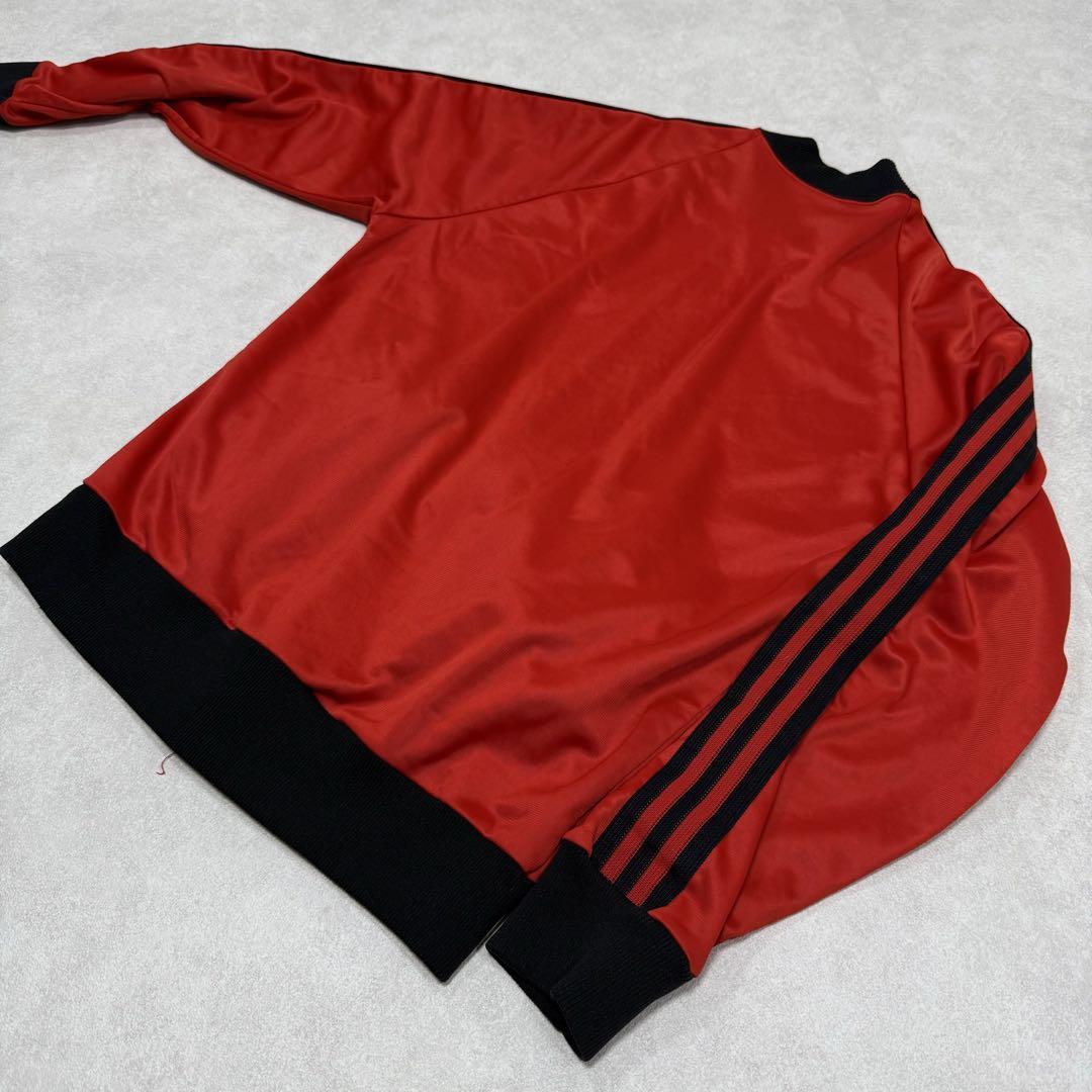 古着 80s アディダス ATP トラックジャケット レッド ブラック 赤黒 ⑤