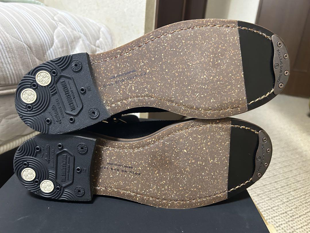 新品 ローリングダブトリオ キャスパー オイル スエード ブラック size 7