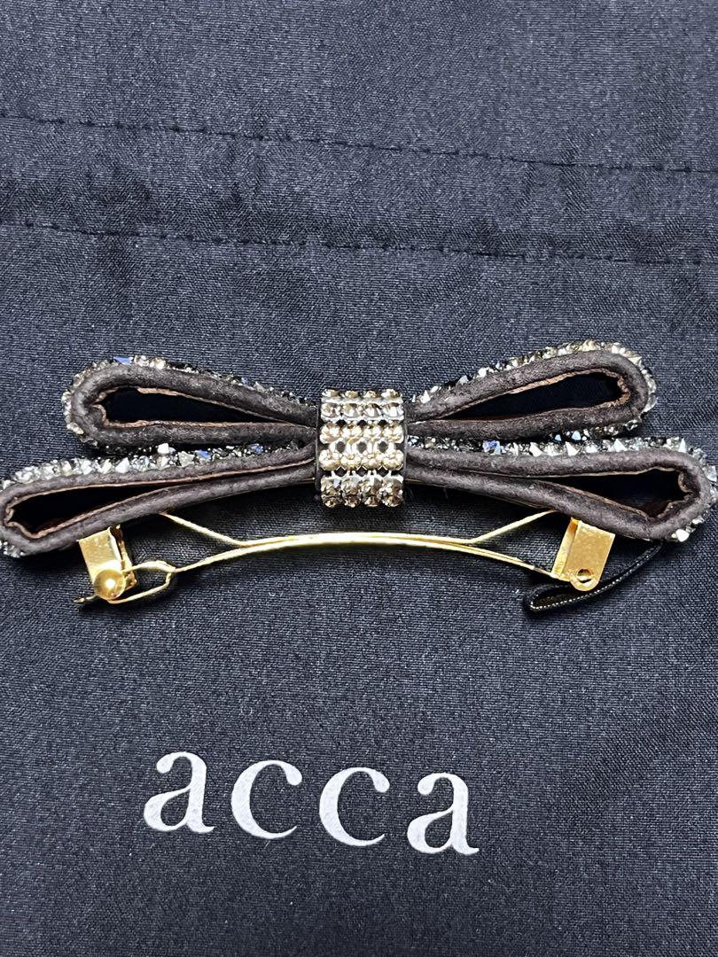 アッカacca♡ロッククリスタル♡リボンバレッタ