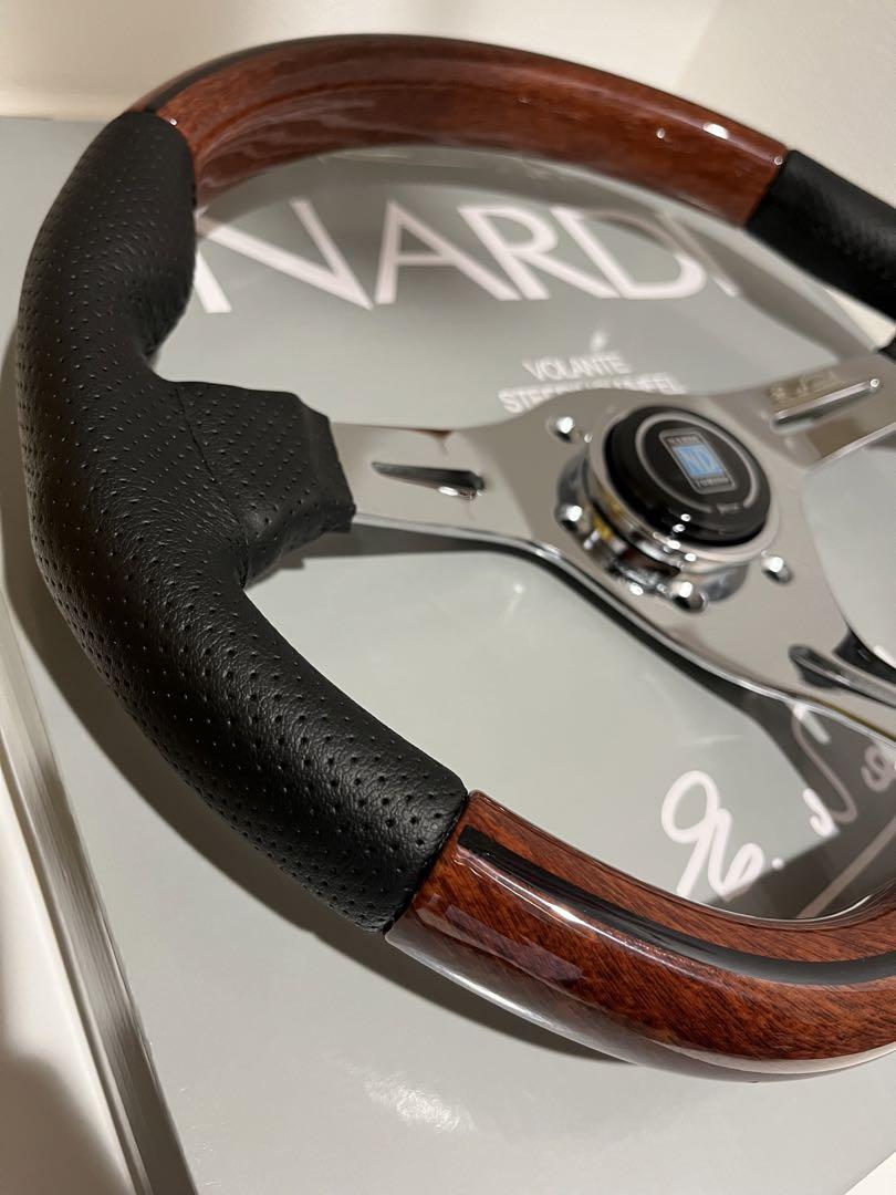NARDI ナルディ ステアリング D型 ウッド調 カリスタ風　新品未使用