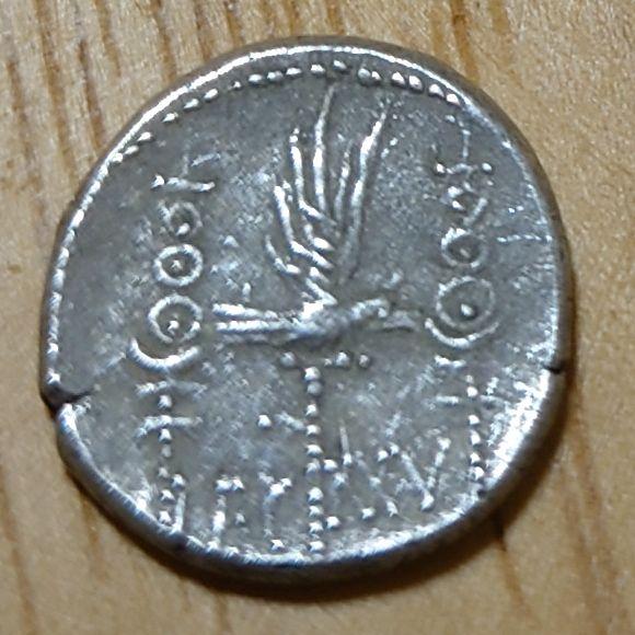 古代ローマ デナリウス銀貨 マルクス・アントニウス 第XV軍団