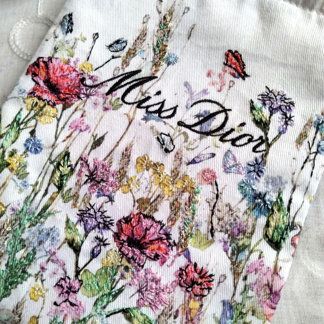 ディオール　刺繍巾着　ノベルティ