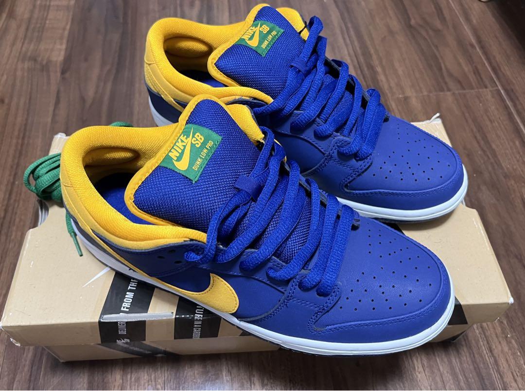 満点の 最初価格 Nike Nike SB Dunk Dunk Low ロイヤルブルー ミダスゴールド 26.5cm - wrep.jp