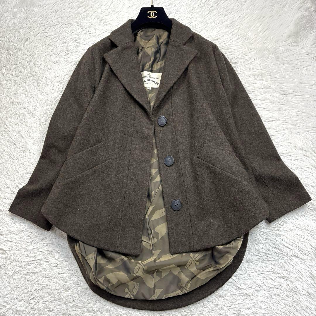 極美品 ヴィヴィアンウエストウッドアングロマニア 変形コート ウールジャケット