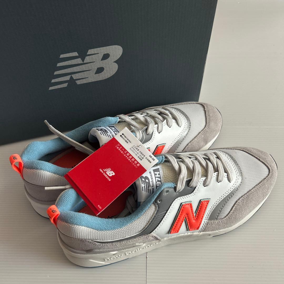 新品未使用品/New Balance スニーカー 997Hグレーオレンジ 28㎝