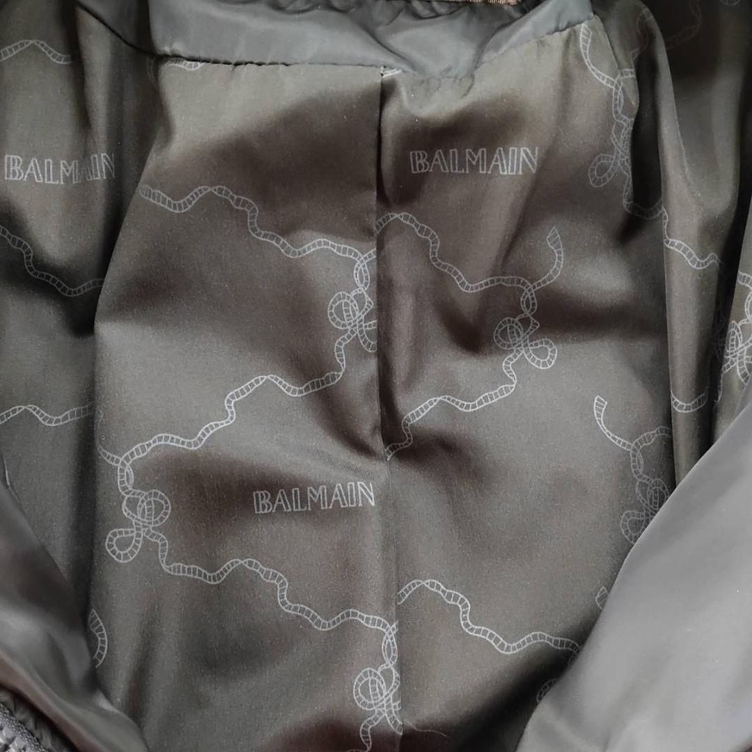 BALMAIN ダウンコート ブルーフォックス ファー ダウン95% L