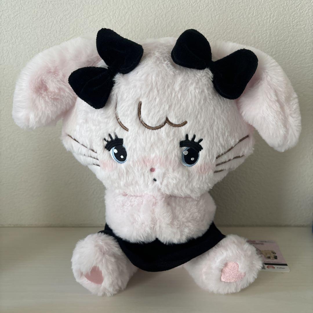 mikko BLACK RIBBON BIGぬいぐるみ コンプリート 新品タグ付き mikko BLACK RIBBON BIG ぬいぐるみ キャミー