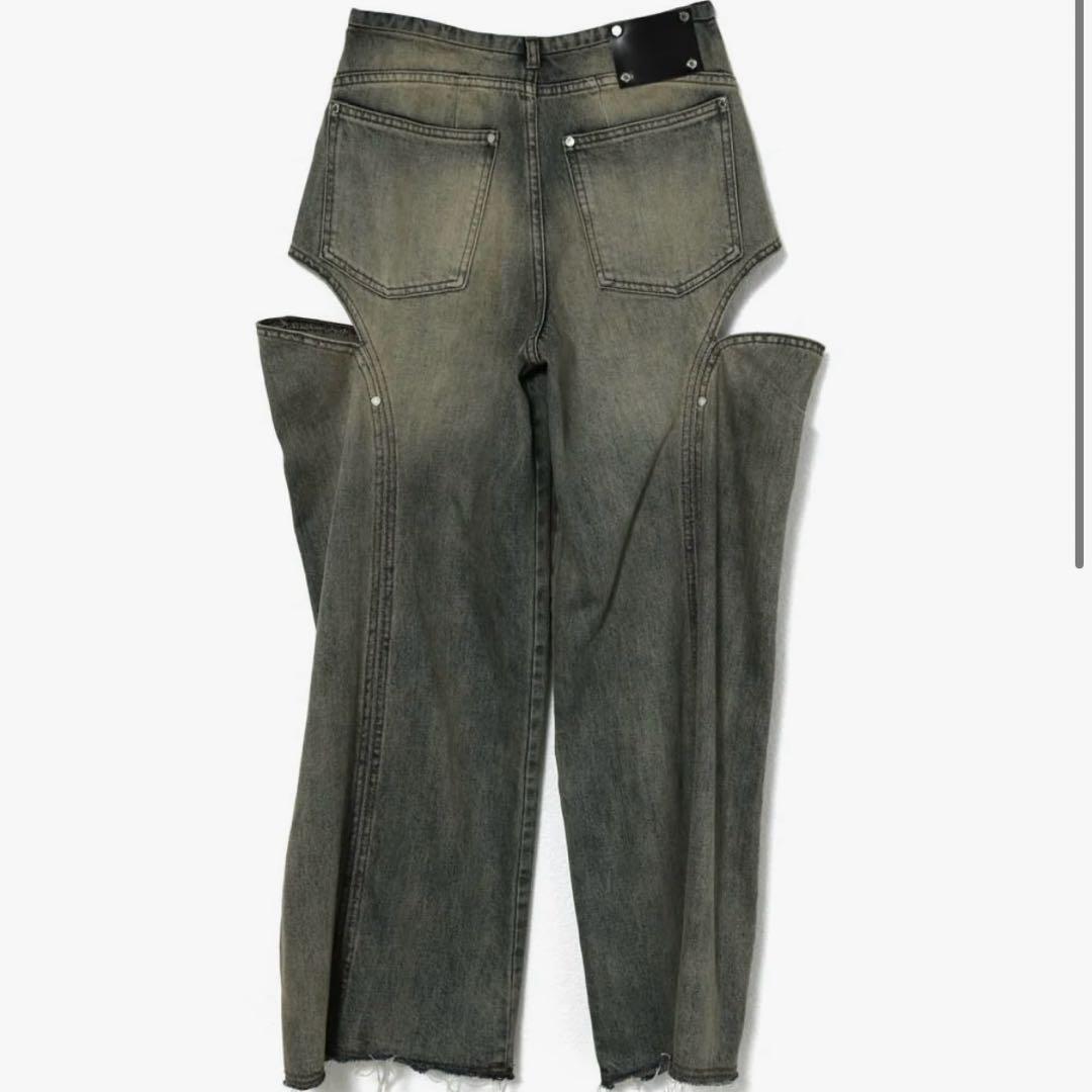 パンツ THEREDTHREAD S cutting denim 2