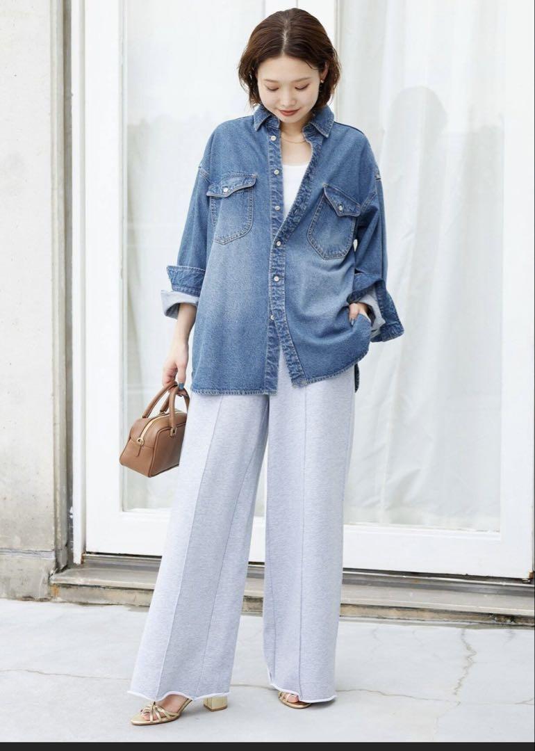 極美品　SLOBE IENA LE DENIM BDUシャツ