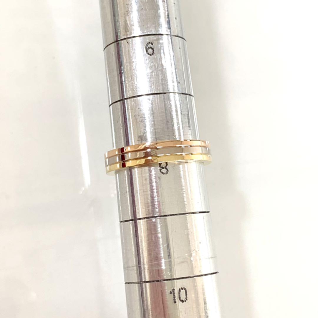 新品同様 現行品18金 48 新品仕上げ済み HN8LS-m35099243156 カルティエ トリニティウェディング 国産大特価