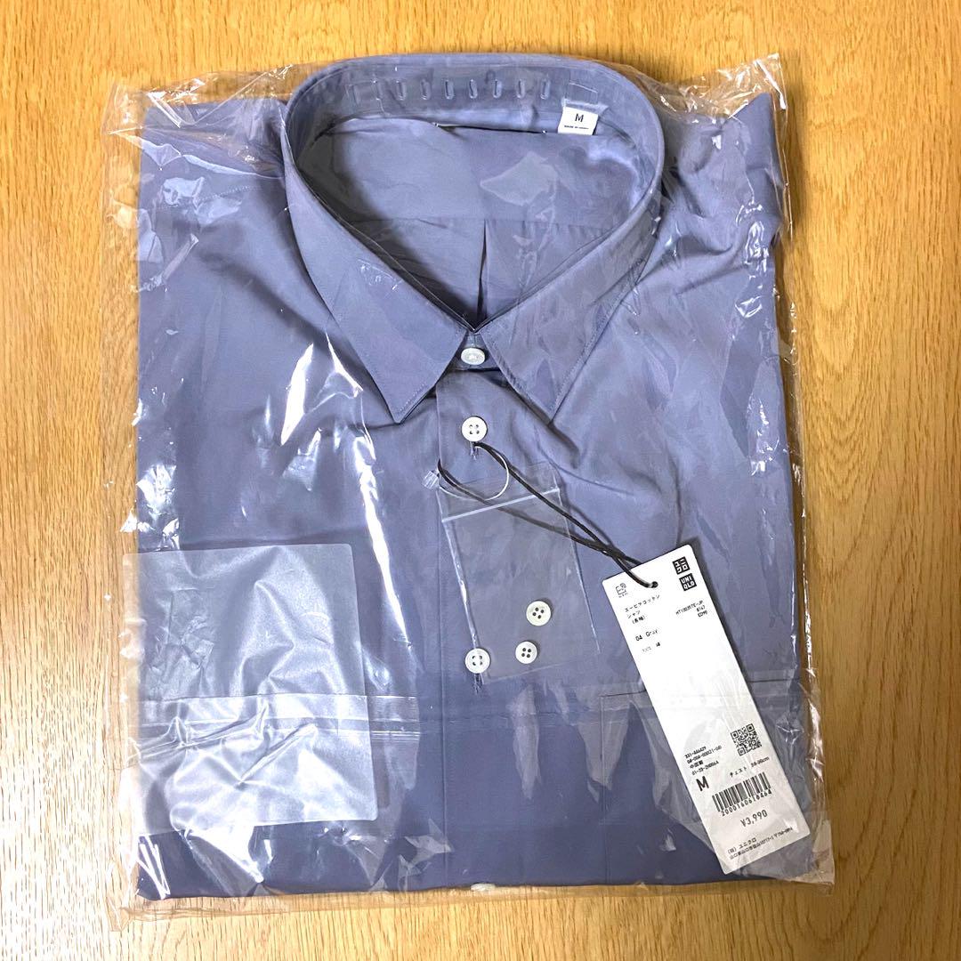 UNIQLO ユニクロ +J スーピマコットンシャツ（長袖）グレー M