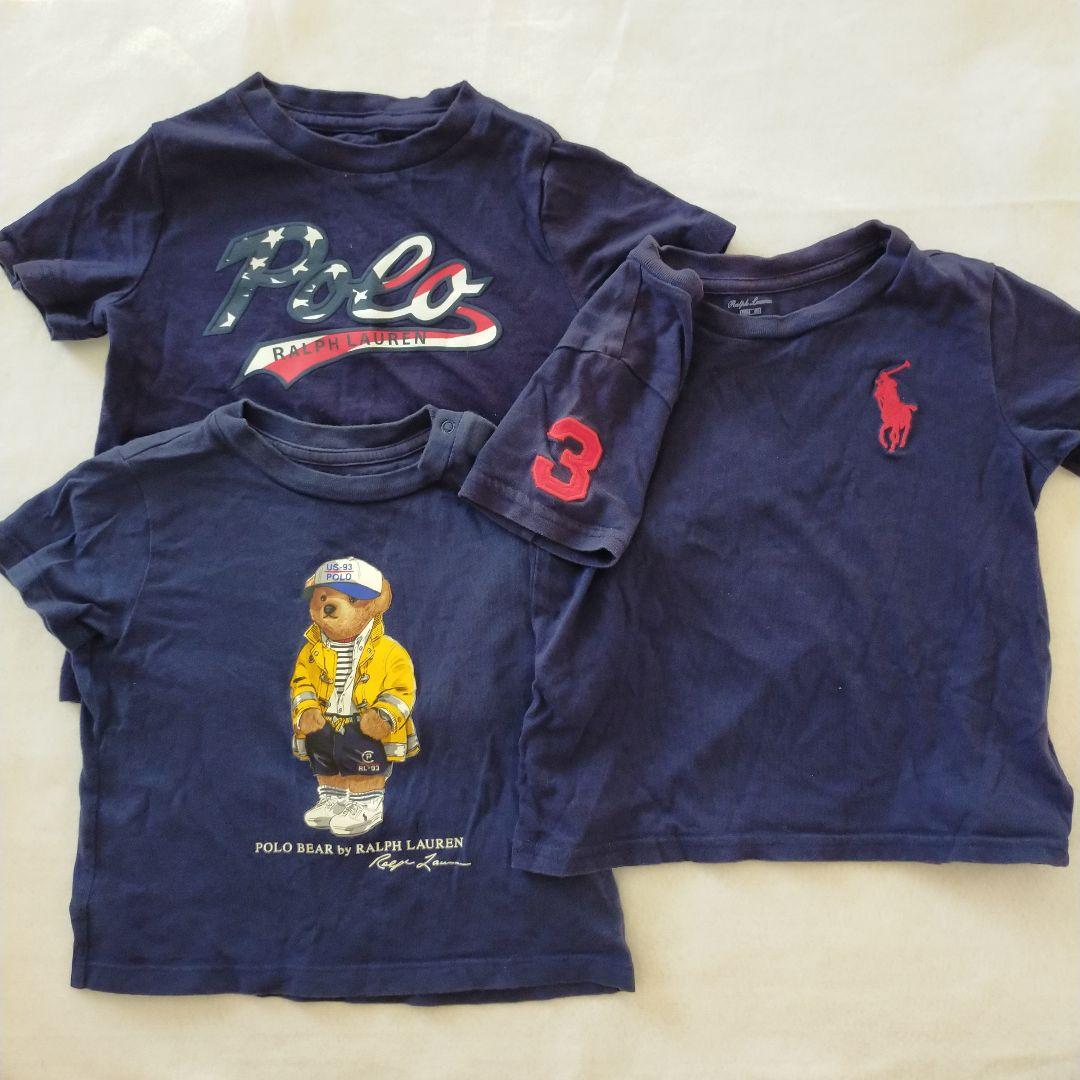 【80cm　85cm】Polo Ralph Lauren Tシャツ 3枚セット