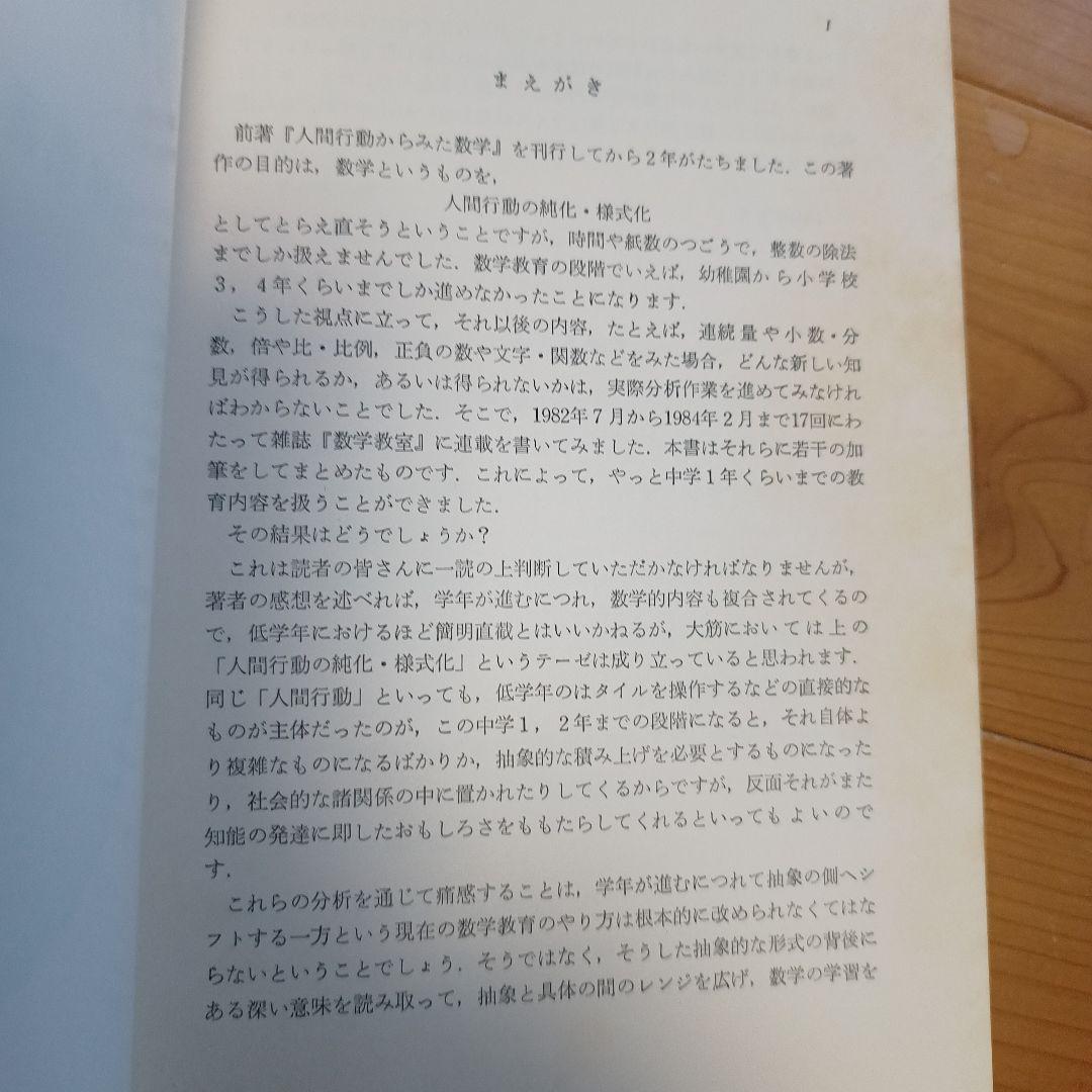 続 人間行動からみた数学