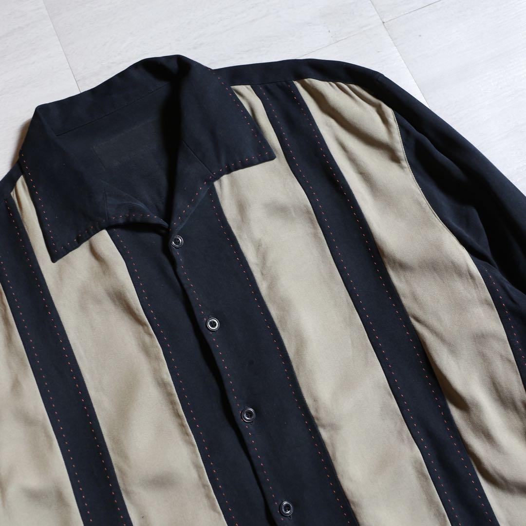 デザイン◎ 90s~ Nat Nast Rayon 100% Shirt