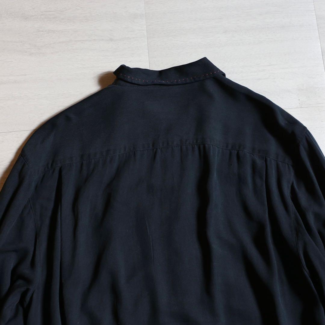 デザイン◎ 90s~ Nat Nast Rayon 100% Shirt