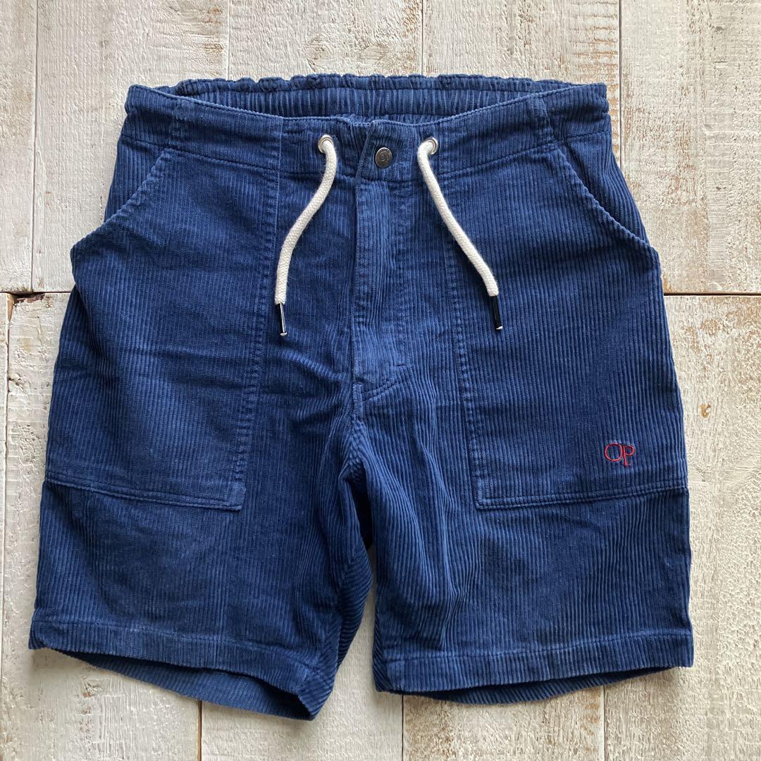 オーシャンパシフィック ショーツ S コーデュロイ ブルー