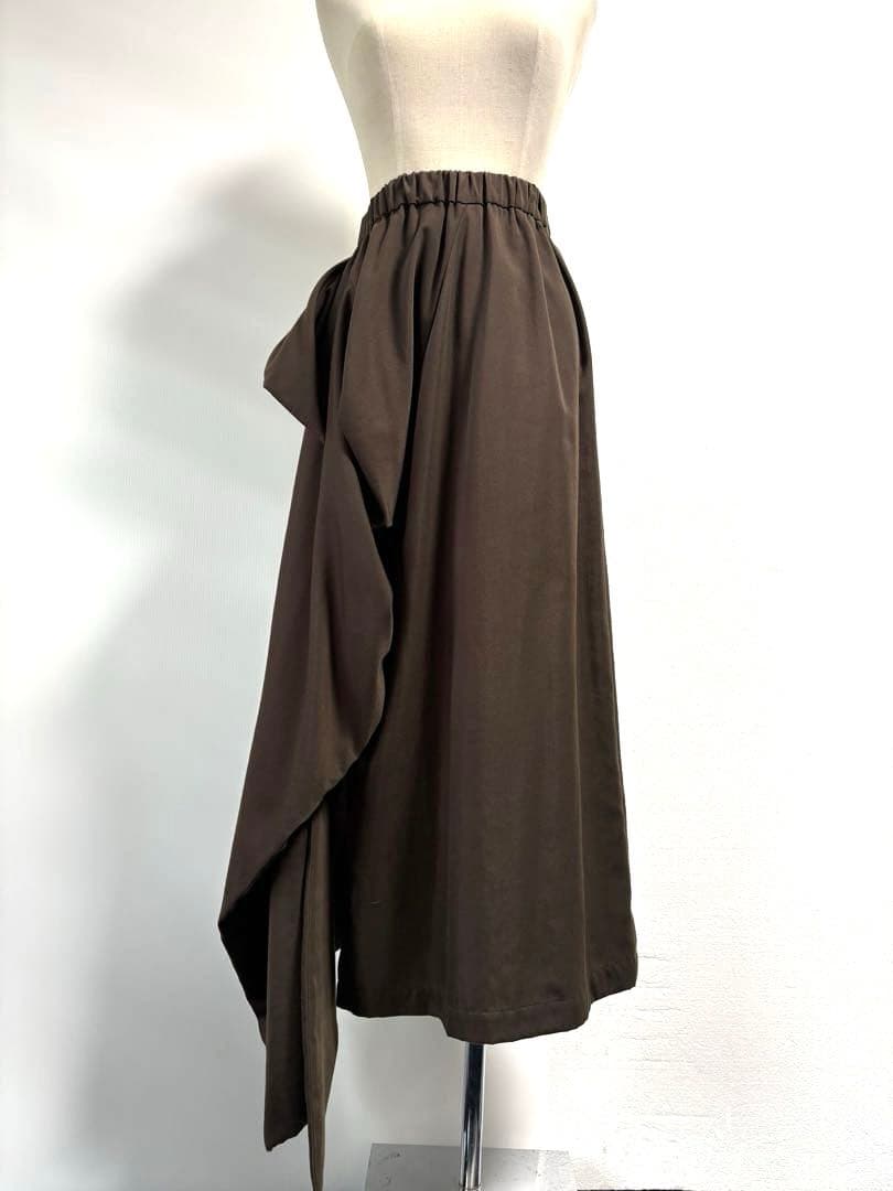 90'アーカイブ コムデギャルソントリコ◆ 変形 スカート チョコレートブラウン 90'アーカイブ コムデギャルソントリコ◆ 変形 スカート チョコレートブラウン