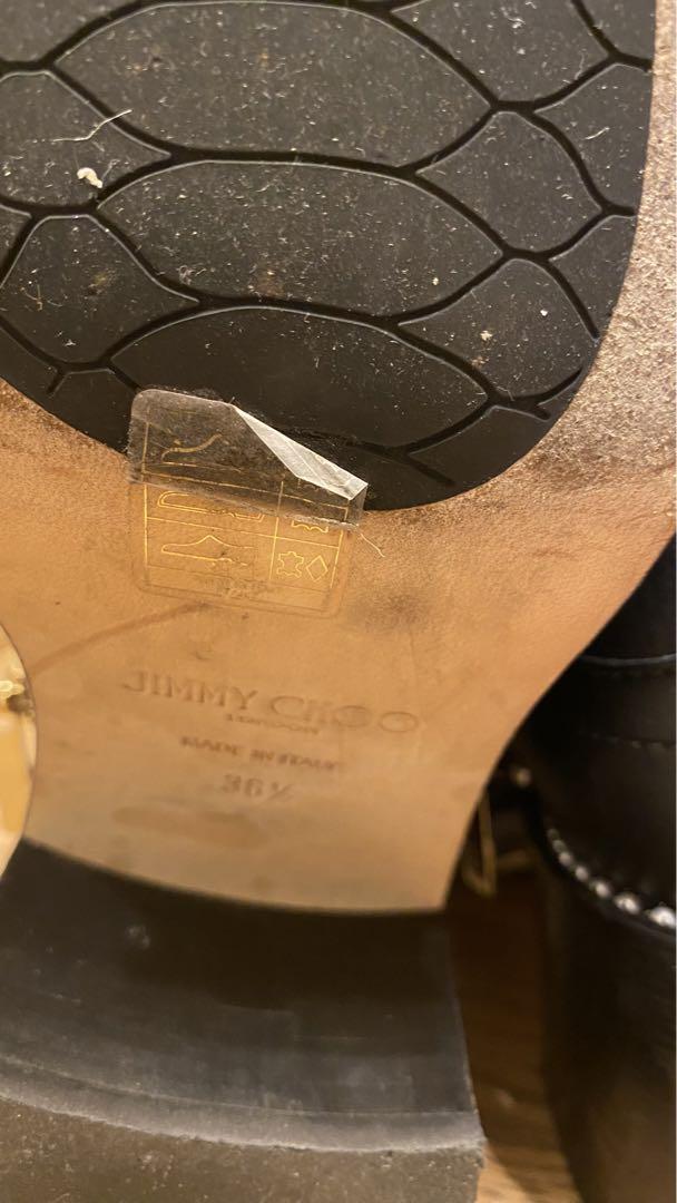 JIMMY CHOO　編み上げ ブーツ