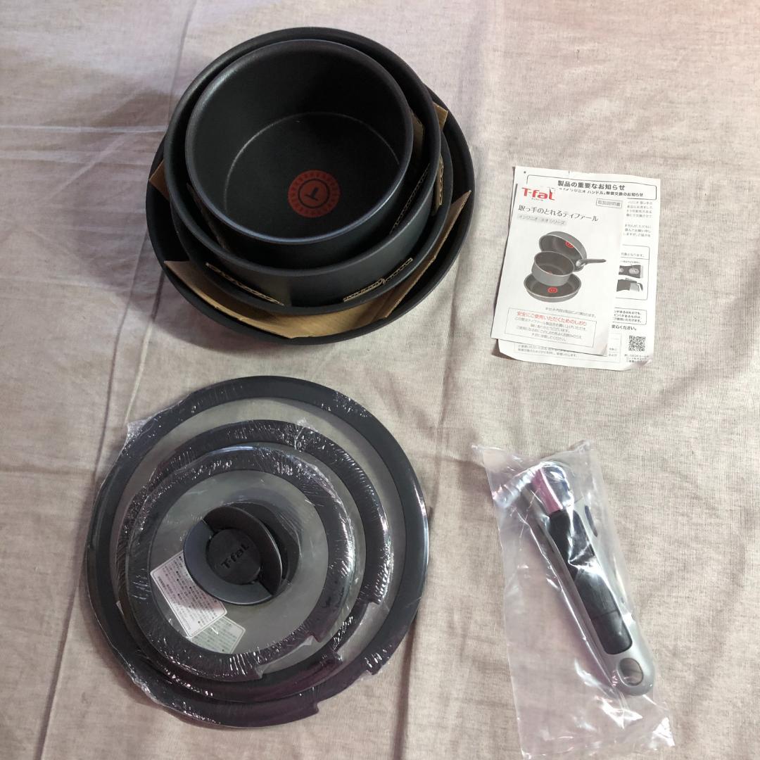 在庫大特価 3577 鍋 8点 セットIH対応L65291 VtCEX-m35105183823 超美品 ティファール フライパン 人気SALE本物保証
